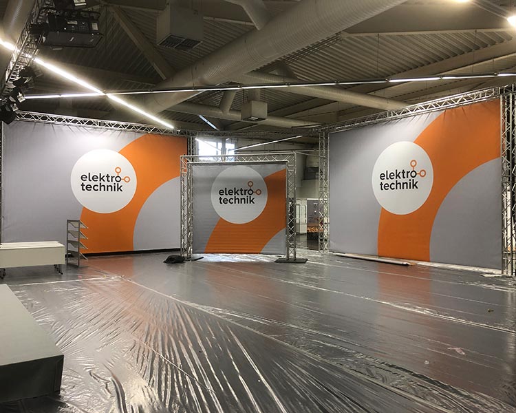 Blockout-Druck Messe