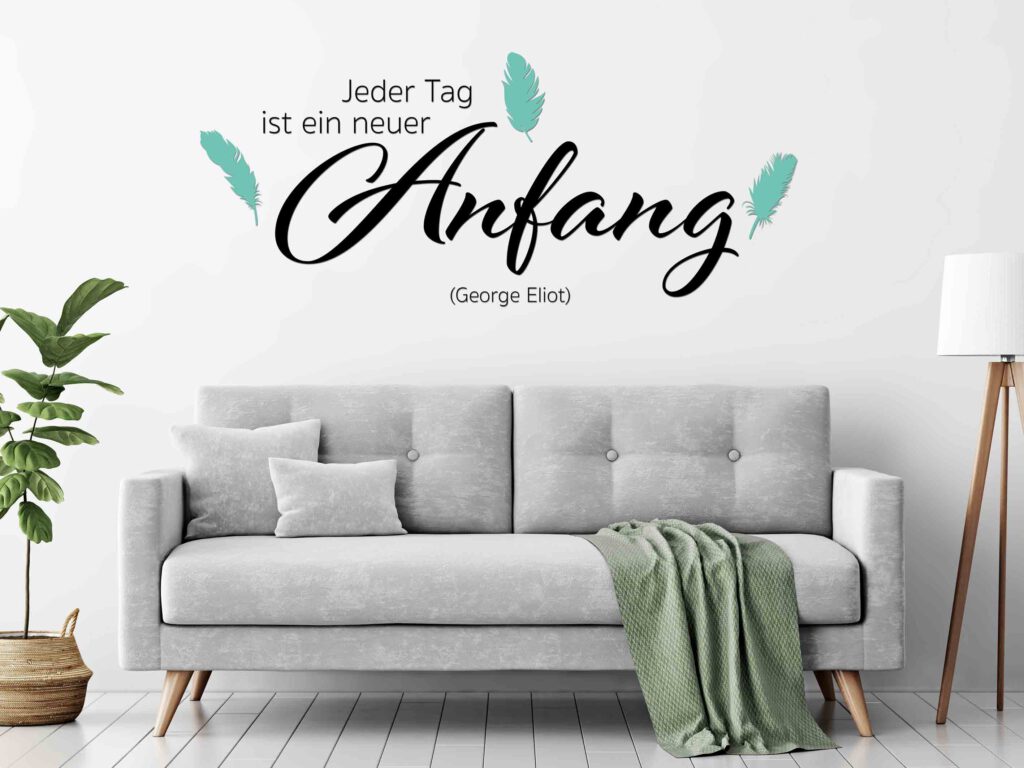 Wandgestaltung Großformat